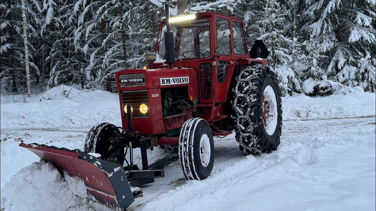 Snö körning 2026 Del 1 Bm Volvo 650 