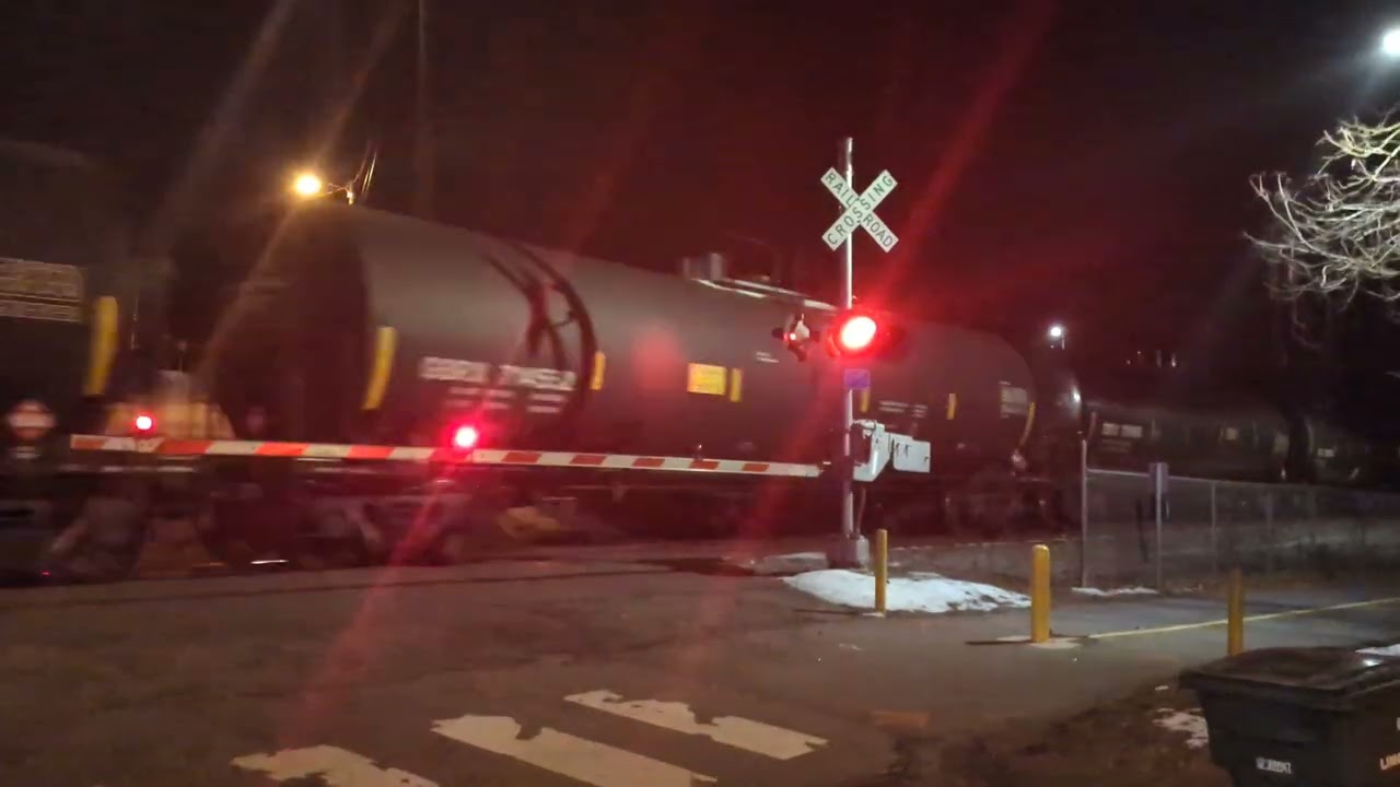 CSX B628 Ethanol Train Through Downtown Lincolnton NC 