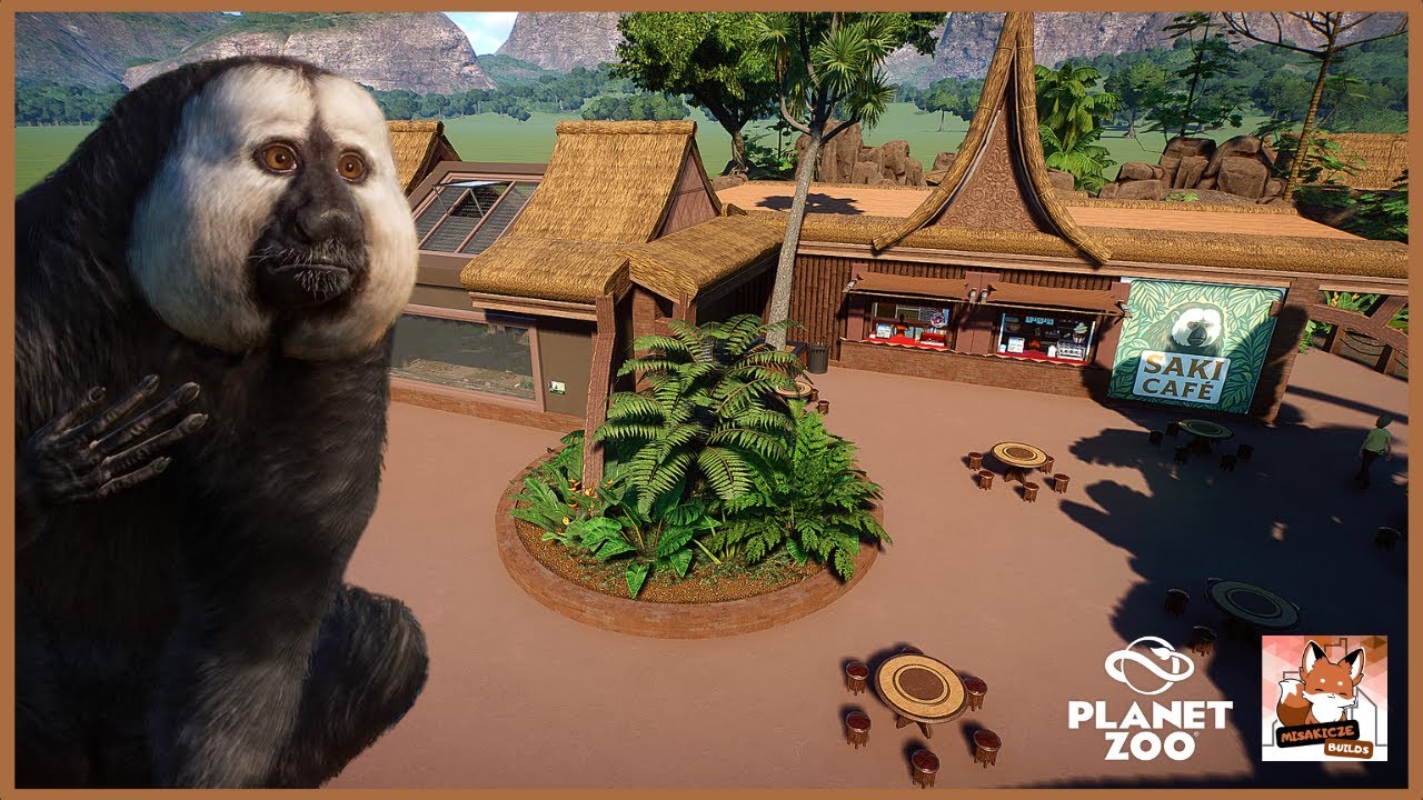 Building a COZY LITTLE Saki House for White-Faced Saki & Saki Café! 🌿🐒 | Ep. 2 | Speed Build |