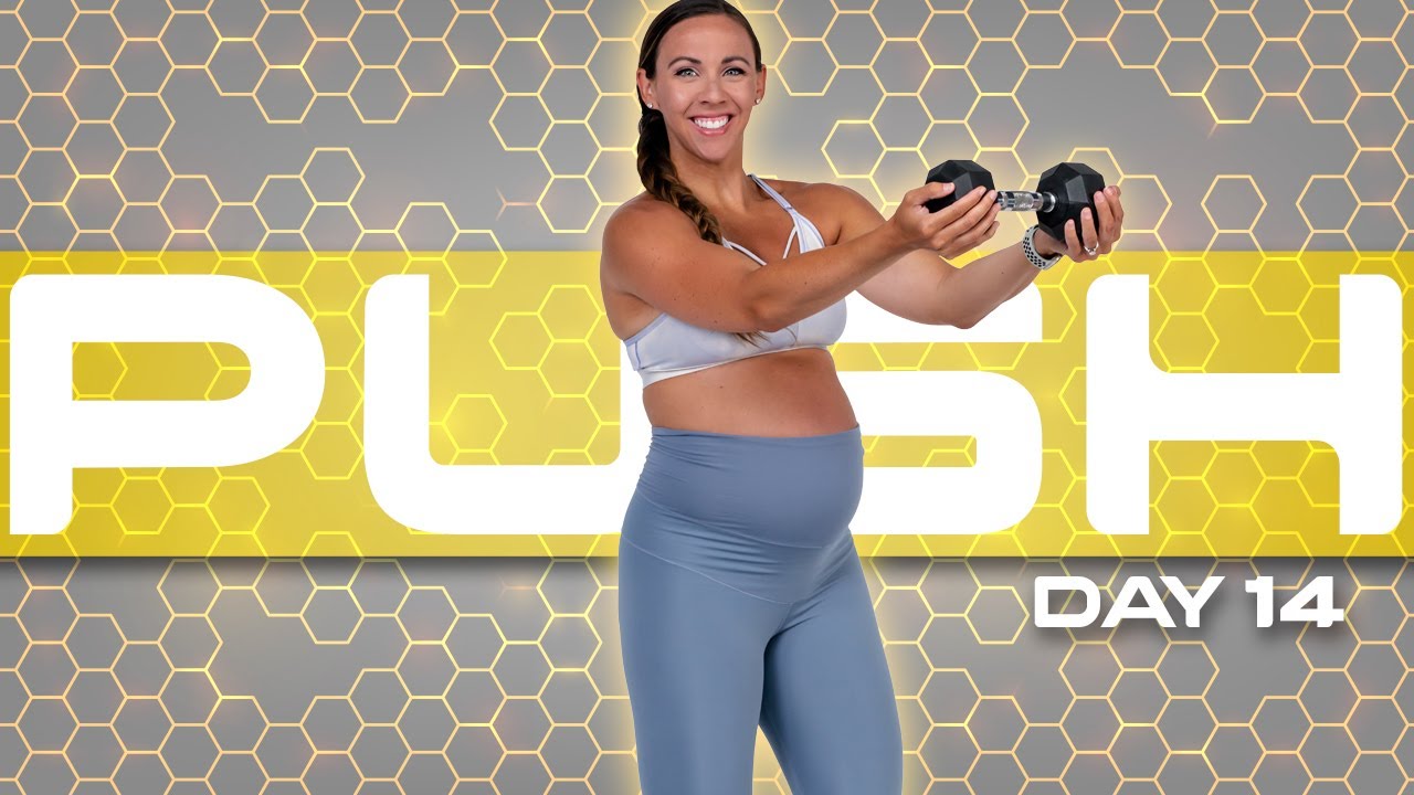 40 Minute Upper Body Sculpt Workout | PUSH - Day 14