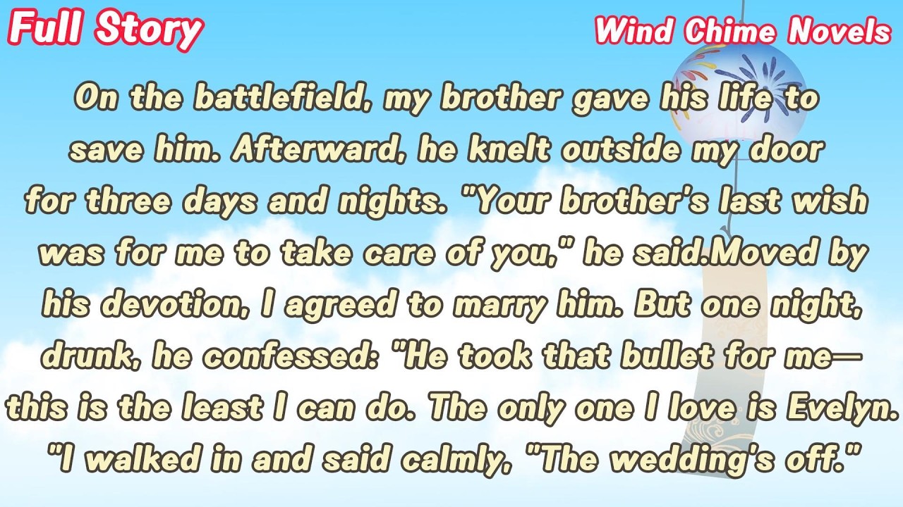 On the battlefield, my brother gave his life to save him. Afterward, he knelt outside my door for...
