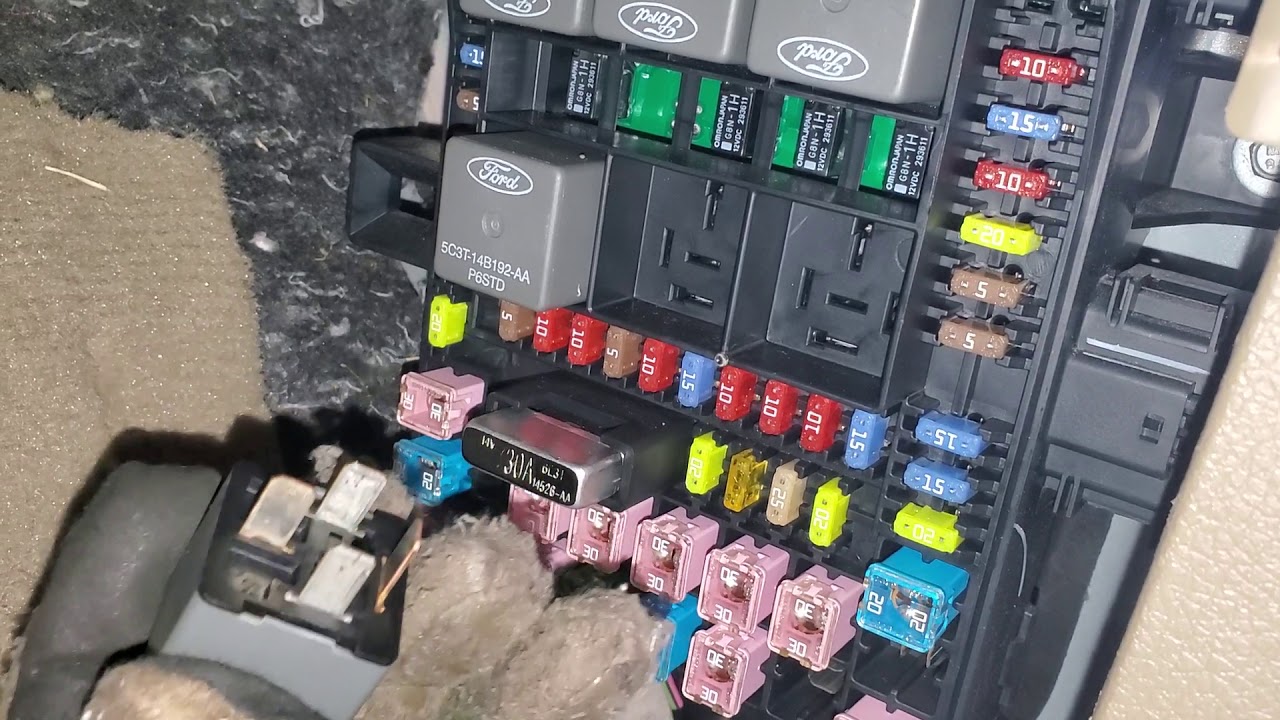 2007 F150 Blower Motor Relay & Fuses, Circuit Explained