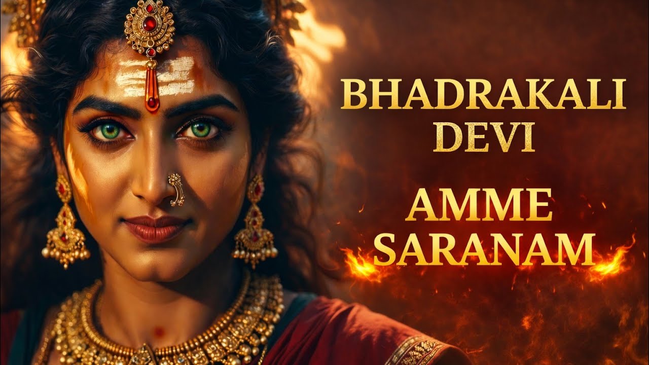 Bhadrakali Devi 🔥 | Powerful Trance Devotional Song | 4K Cinematic Kali | Amme Saranam