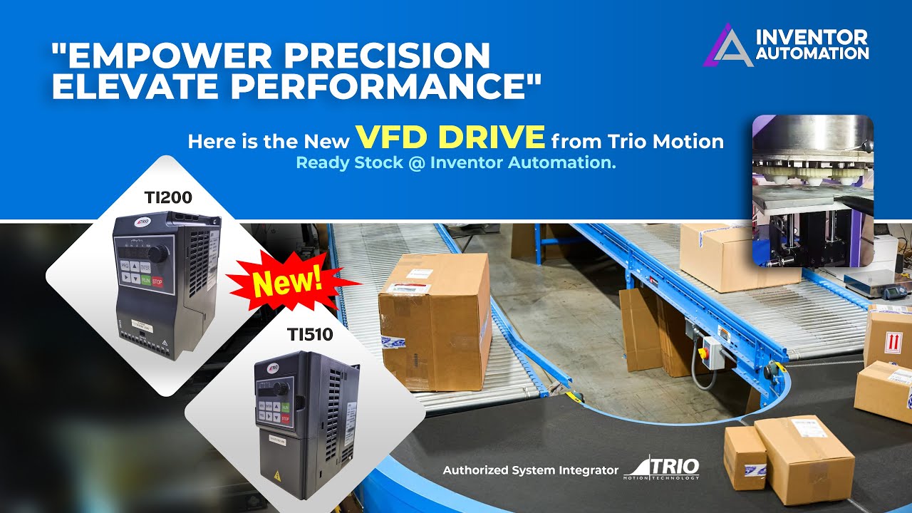 New Launch: Trio's Advanced VFD Solutions | Precision & Efficiency  Redefined by Inventor Automation