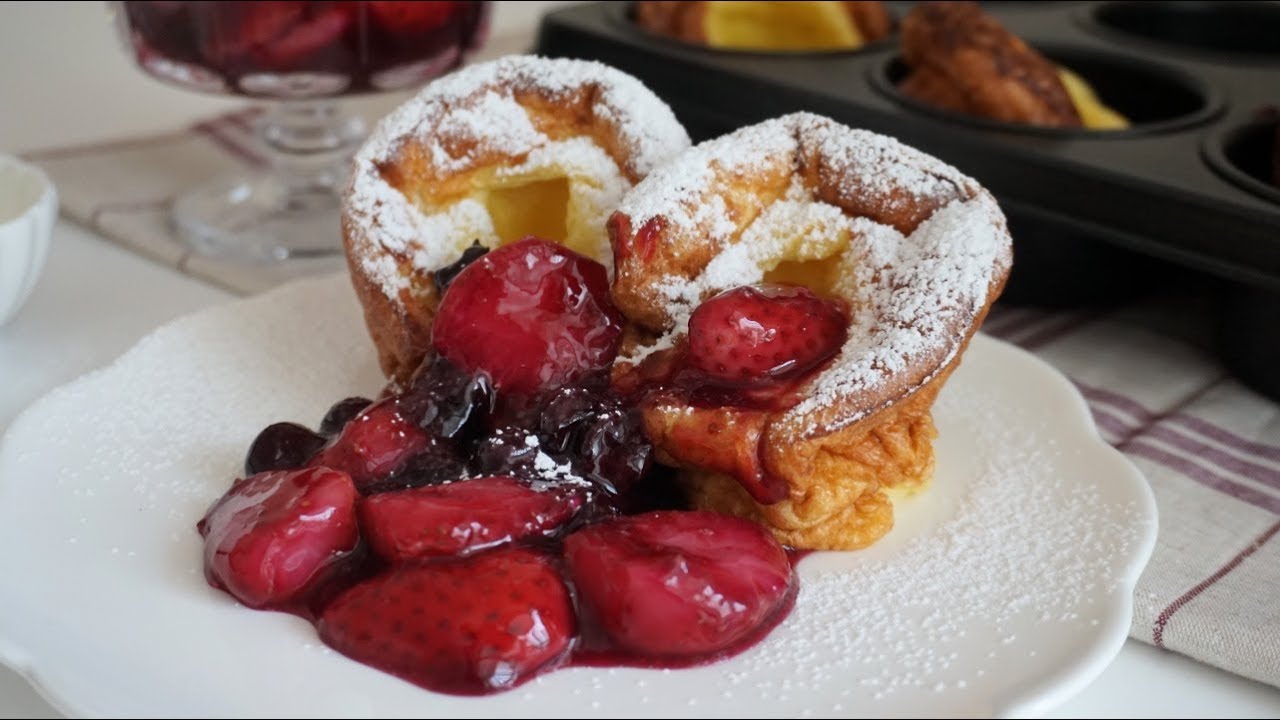 Mini Dutch Baby Pancakes 미니더치베이비 | SweetHailey