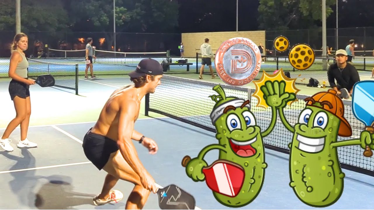 Public PickleBall Court, Cole Park, Dallas Texas