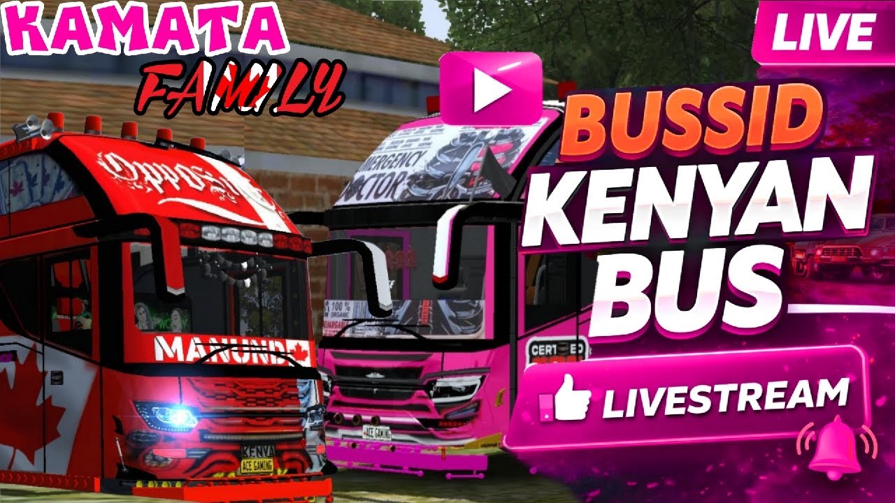 BUSSID v4.4.1 LIVE 🔴 | Kenya Nganya Gameplay 🇰🇪 | Real Mods & Crazy Routes