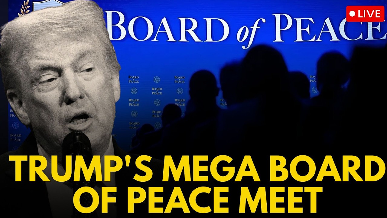 US News LIVE: Trump Chairs First 'Board Of Peace' Meet | Trump's Gaza Peace Plan Out | Trump Speech