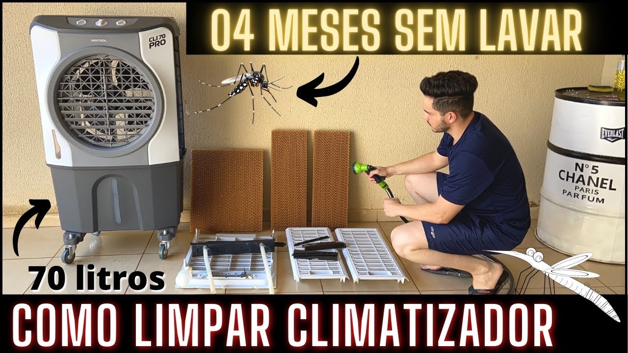 COMO LIMPAR O CLIMATIZADOR VENTISOL 70L