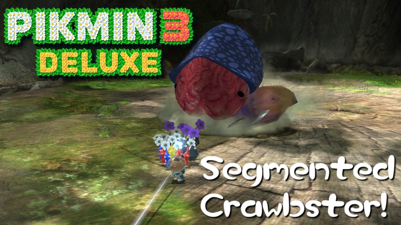 Fighting the Segmented Crawbster in Pikmin 3DX! | Pikmin 3DX Mod