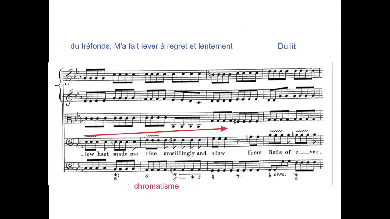Air du génie du froid (avec partition) King Arthur  Purcell