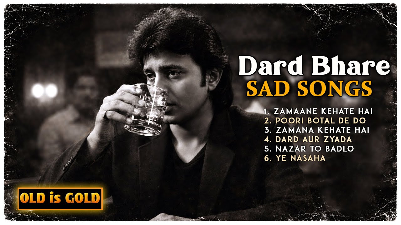 80’s Sad Hindi Songs 💔 Purane Dard Bhare Gaane | Kishore Kumar | Lata Rafi Old Song Jukebox