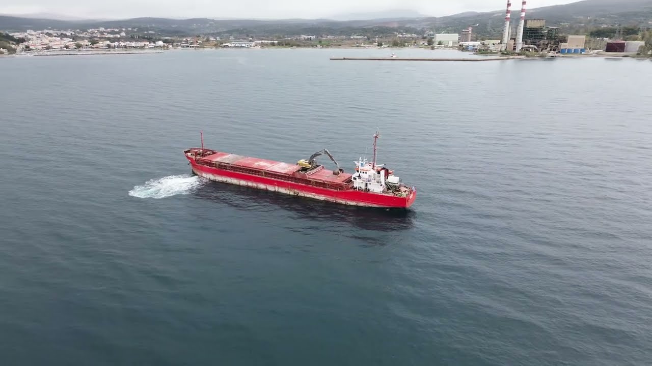 THE SEA OF EVOIKOS,GREECE EVIA DRONE FOOTAGE 4k