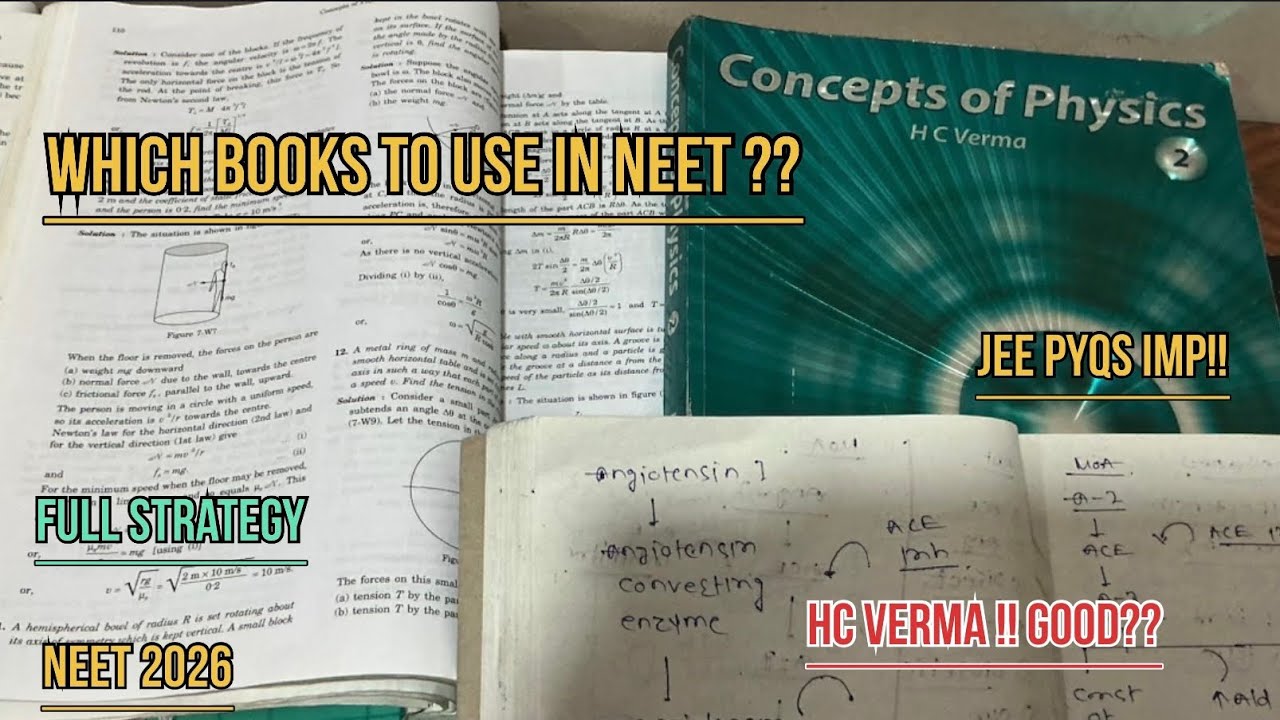 Which Books To Use In NEET!! SubjectWise Strategy 