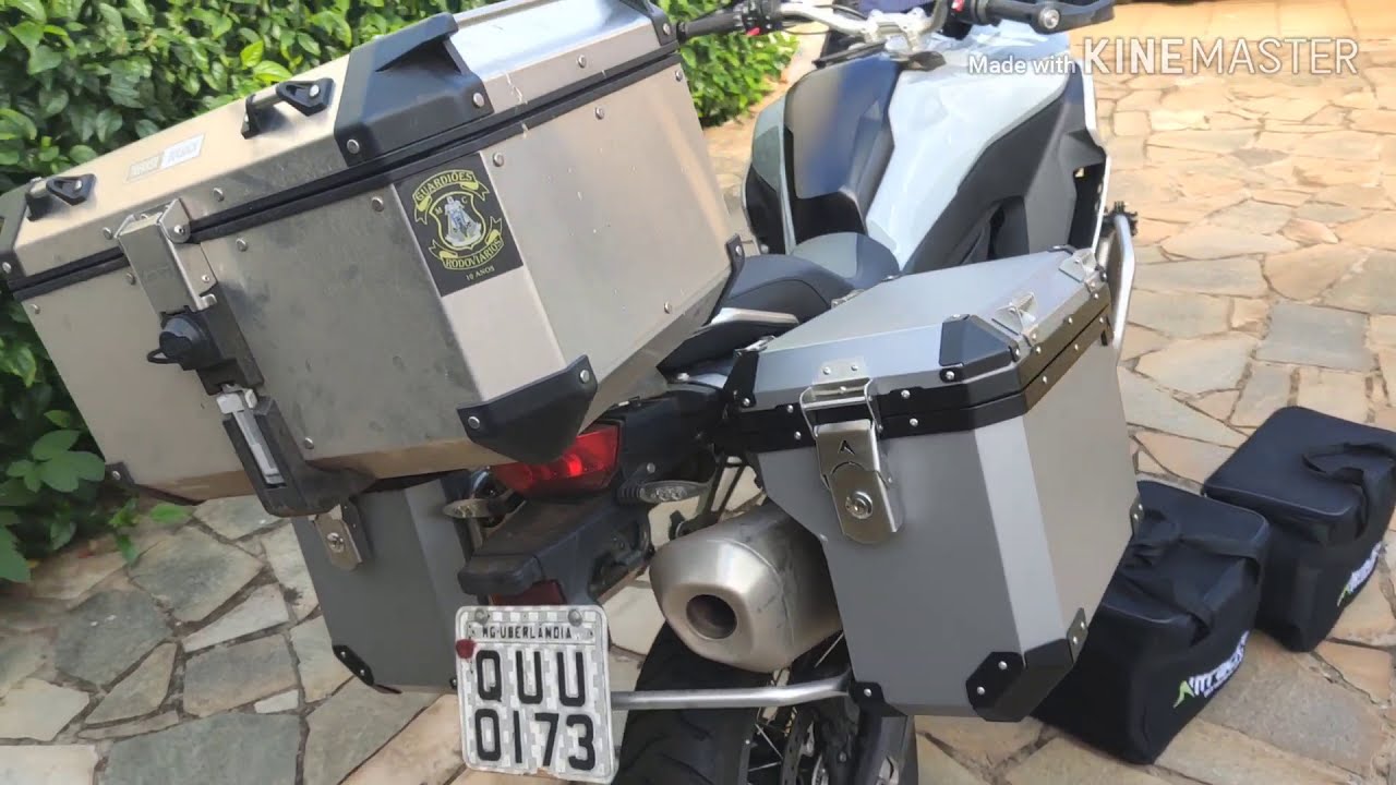 Bmw f850gs adventure premium 2019 com baús givi e alltracks