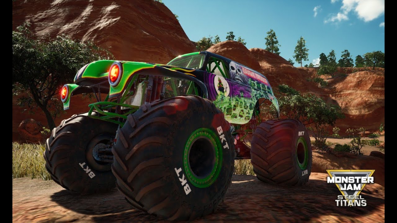 Grave Digger Buries the Competition Monster Jam Steel Titans