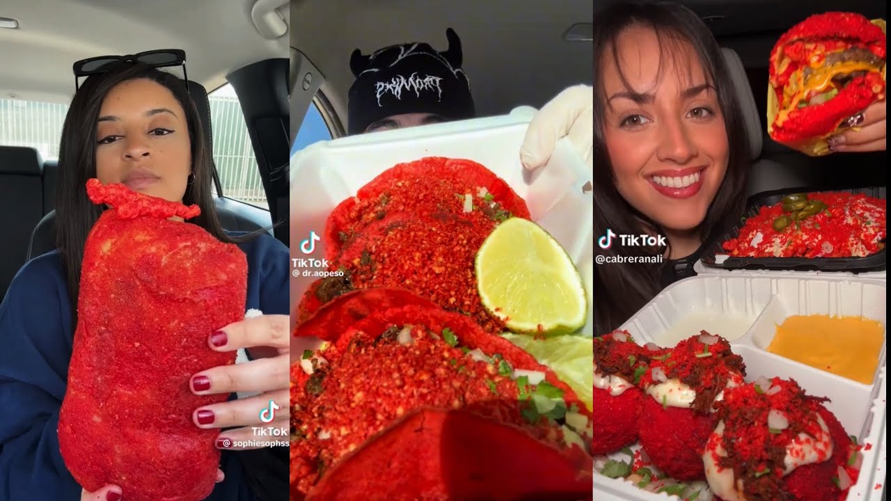 TIKTOK HOT CHEETOS MUKBANG COMPILATION 