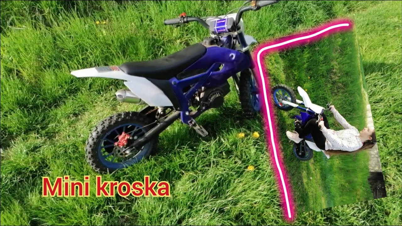 Minicross, mini kroska ukázka jízdy, značka Mini Rocket