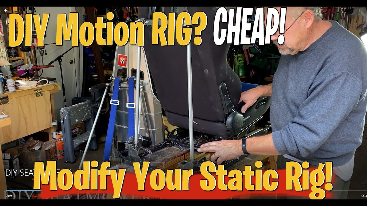 DIY SEATMOVER Part 7 WW motors Arduino IBT-2 Simtools MOD your static SIM RIG with Motion!