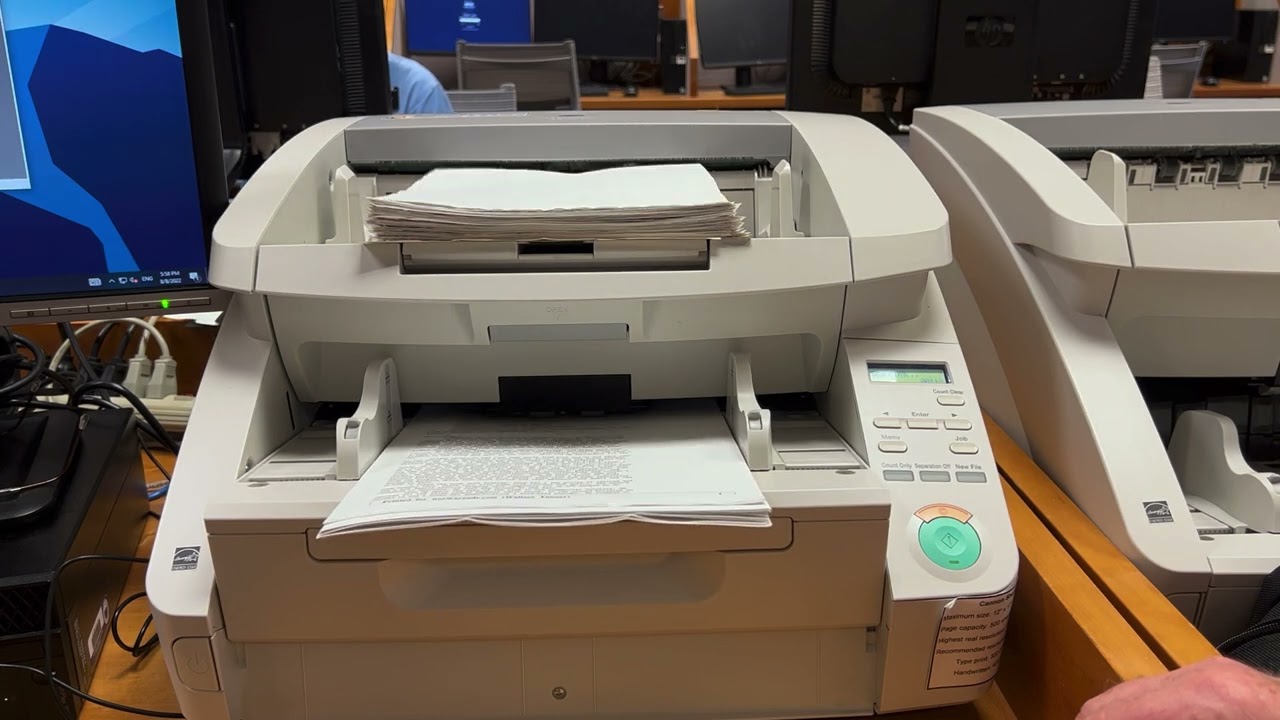 Introduction to the Canon Image Formula DR G1130 (Sheet Feed Scanner) - James Tanner (16 Aug 2022)