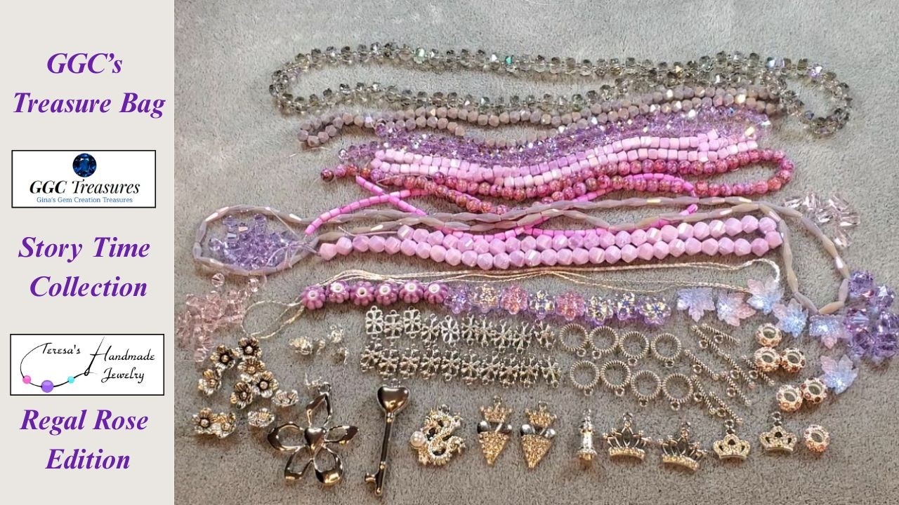 GGC's Treasure Bag | Story Time Collection | Regal Rose Edition #ggcbeginningbeaders #beading