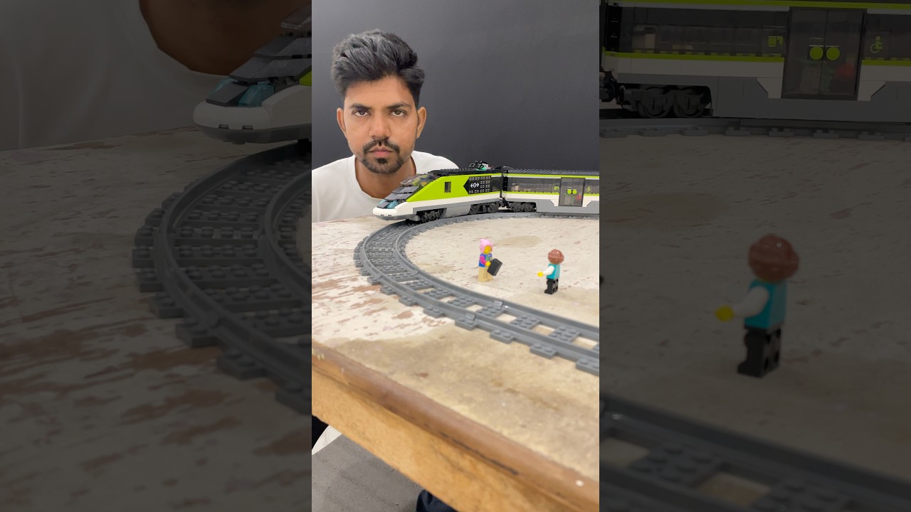 Lego High Speed Passenger Train Darlings Boyfriend On Tracks