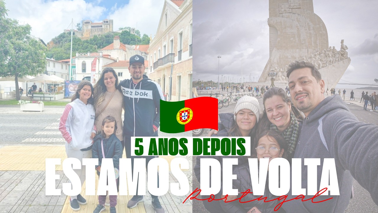 DEPOIS DE 05 ANOS NO BRASIL, VOLTAMOS À PORTUGAL.