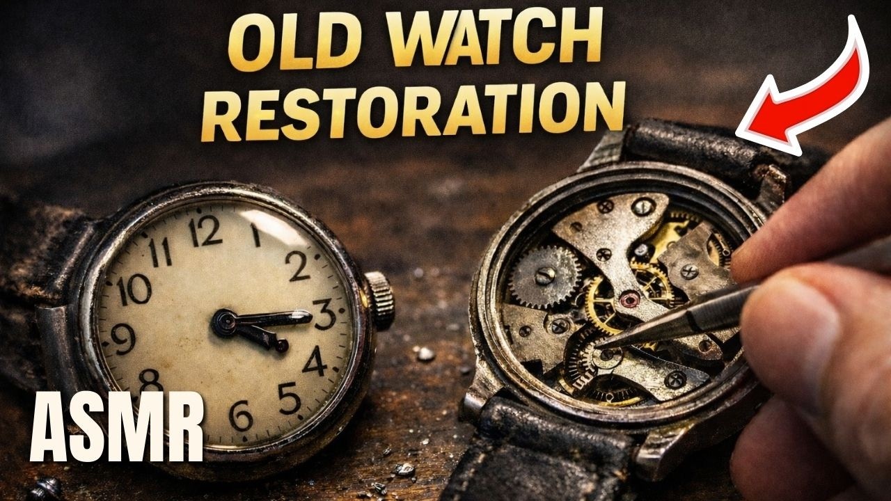 Opening An Old Watch-ASMR
