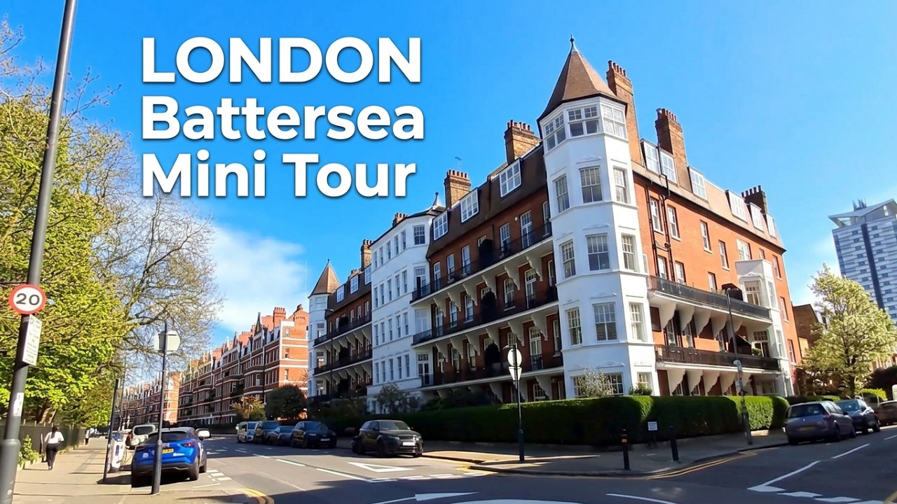 BEST PLACES to visit in LONDON Battersea neighborhood WALKING TOUR 4K 2025