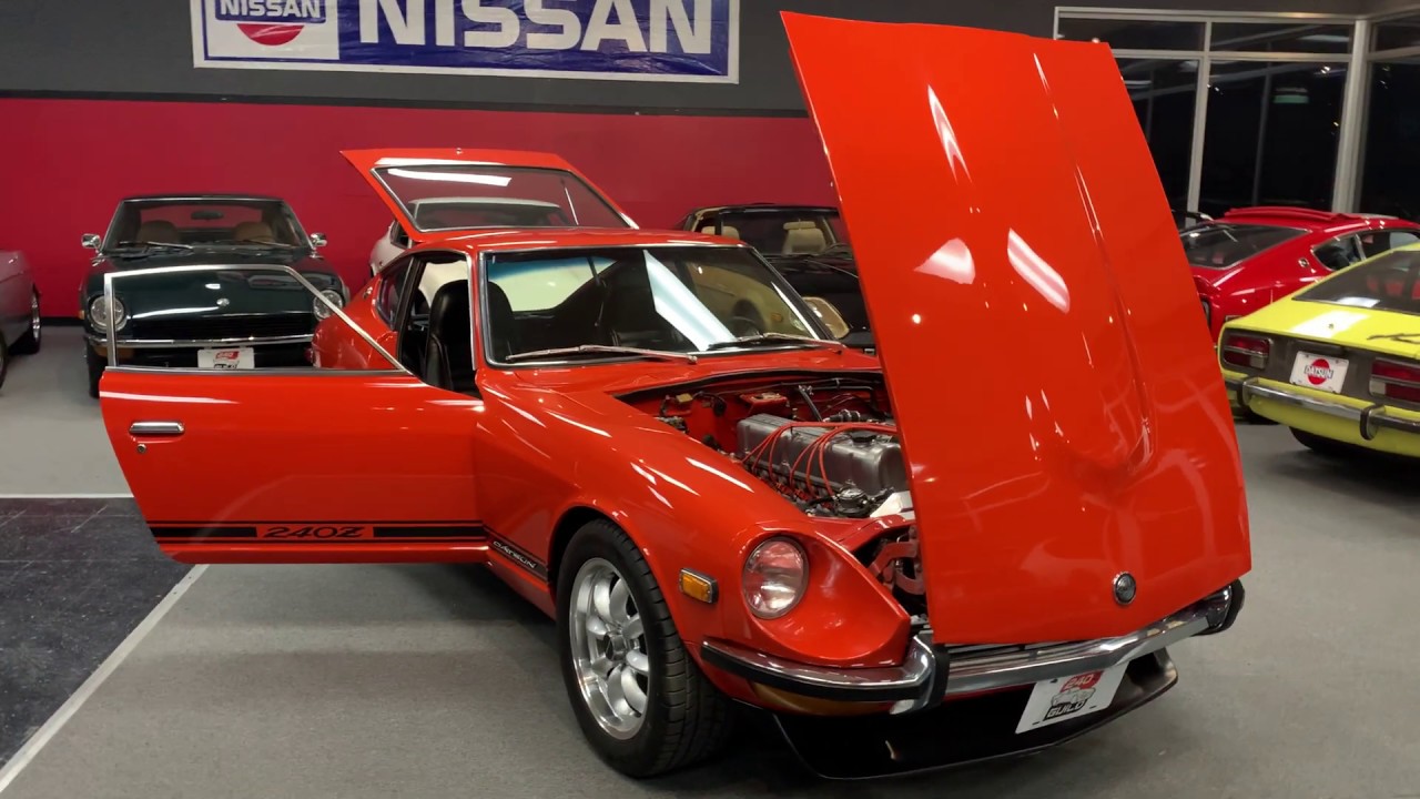 1972 Datsun 240z Walk Around Video (Code 110 Red/Black)