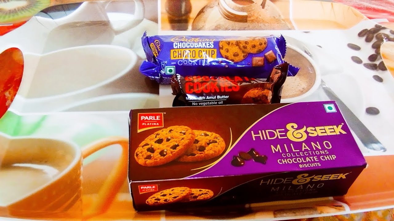 Cadbury Chocochip Amul chocolate biscuit 🍪 Parle Milano Chocochip 