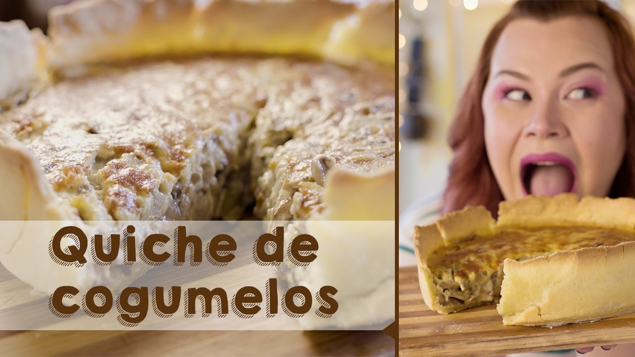 Quiche de cogumelos