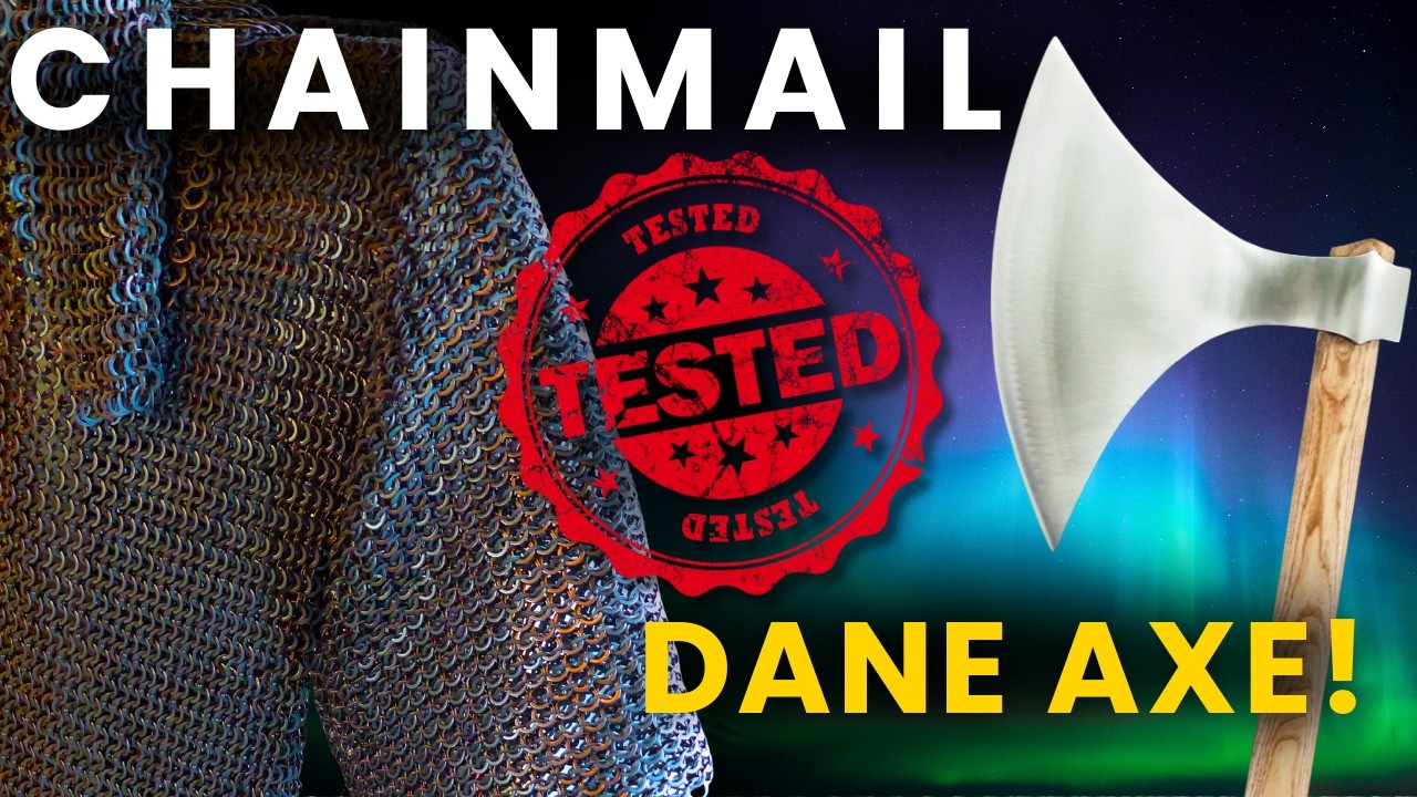 can CHAINMAIL protect you from a DANE AXE? - testing Viking Age maille