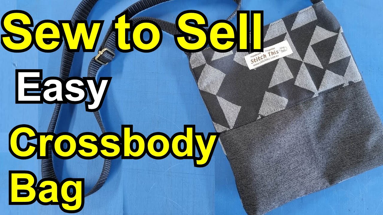 Сумка через плечо Sew to Sell с отделениями для кредитных карт и образцами обивки и мебели из пер...