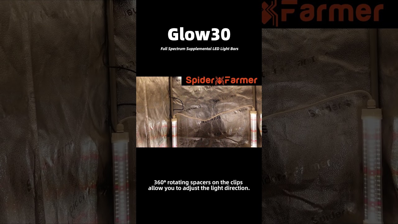 💡Brighten Every Corner of Your Grow Space with Spider Farmer Glow30!  #spiderfarmerled