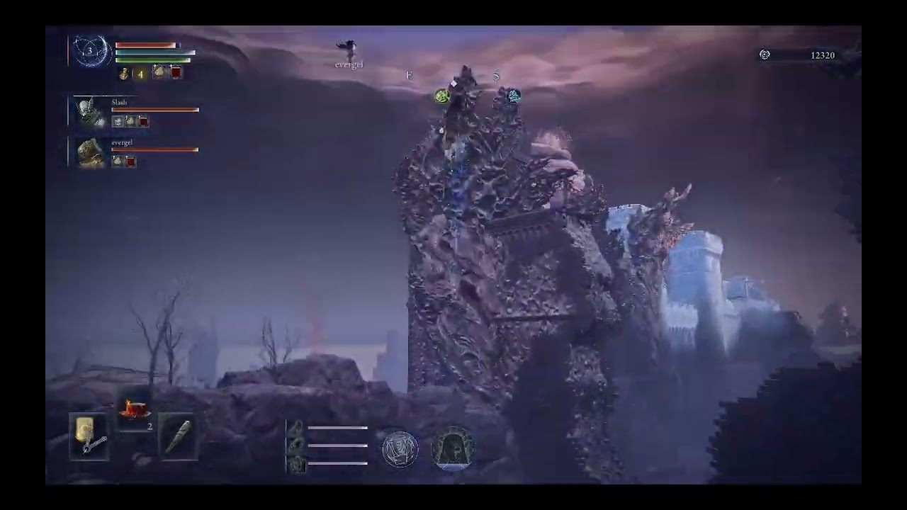 We got to night 1 boss at lv5 (Depth 5 ED Caligo Giantsflame Revenant Trios)