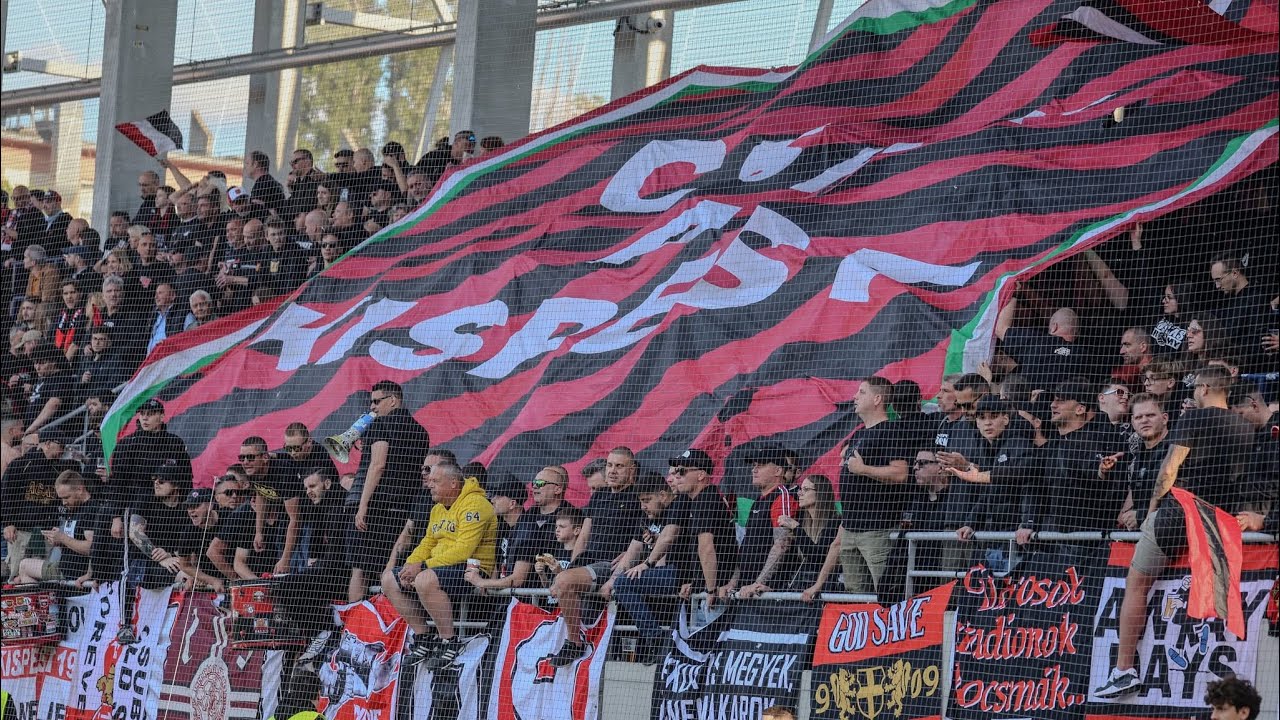 Ultras Kispest on tour Angyalf&ouml;ld