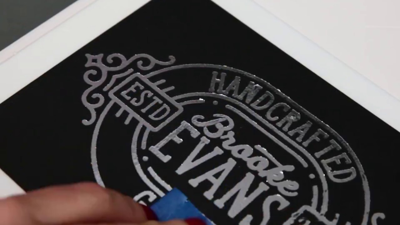 How to use Foil Transfer Sheets