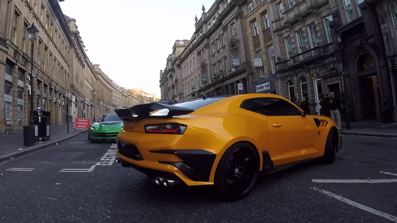 TRANSFORMERS 5 the last knight,on set with cast and cars in Newcastle,bumblebee and autobots