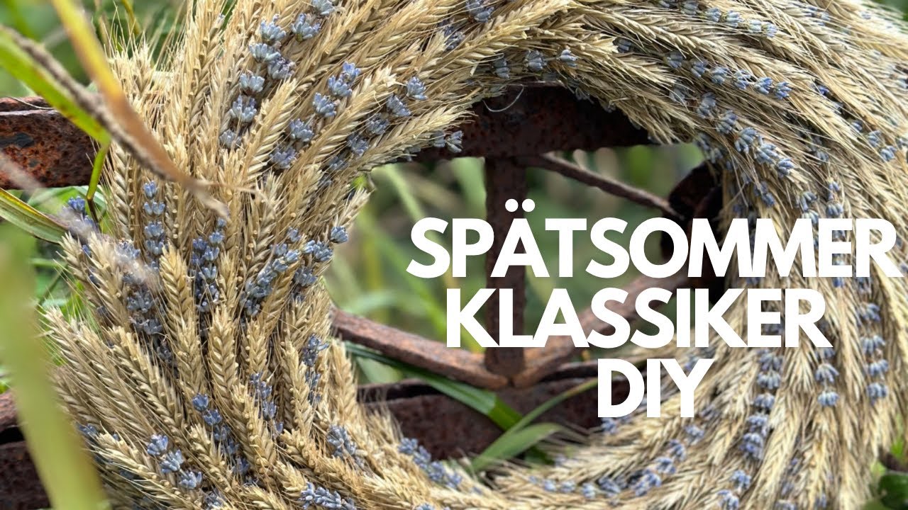 Kranz selber binden 💜🌾DIY💜🌾Spätsommerkranz💜🌾Herbstkranz