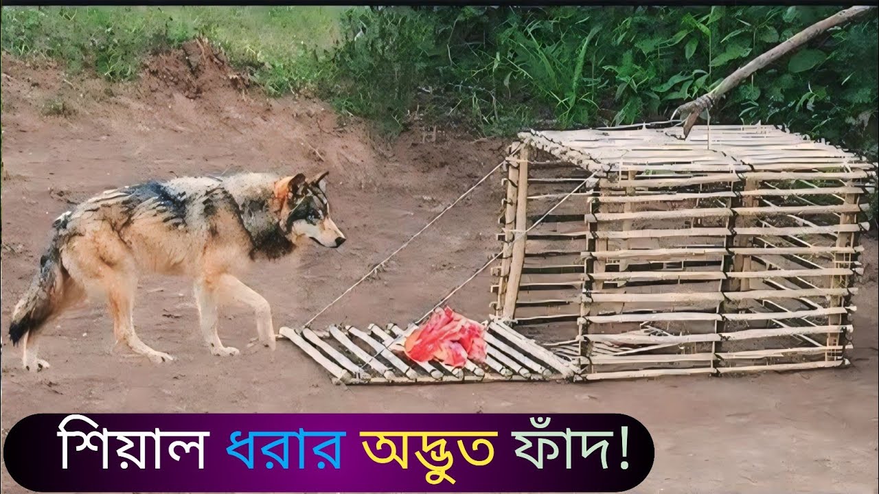 Fox trap || শিয়াল ধরার ফাঁদ || শিয়াল ধরার কৌশল ||শিয়ালকে কিভাবে ধরবো। #শিয়াল#Fox#অজানা#information