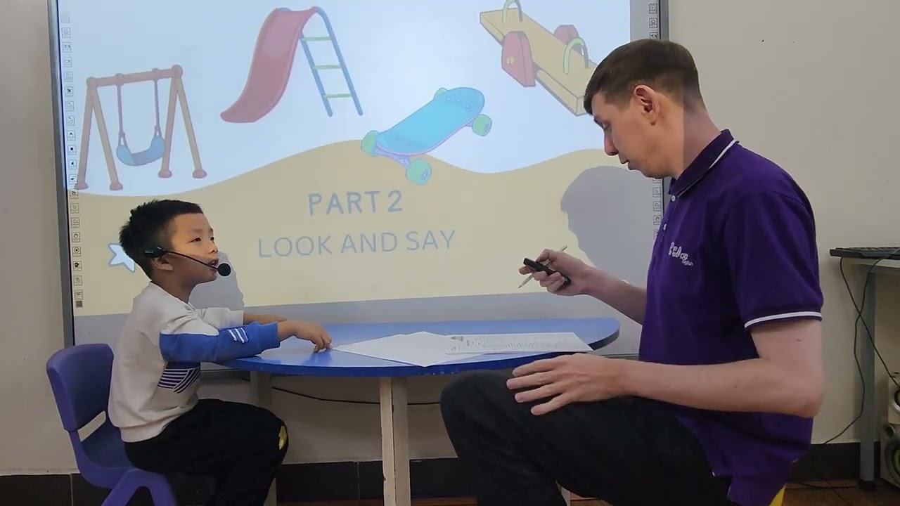 Tommy | Cherry class - Speaking test- Topic C4: Park