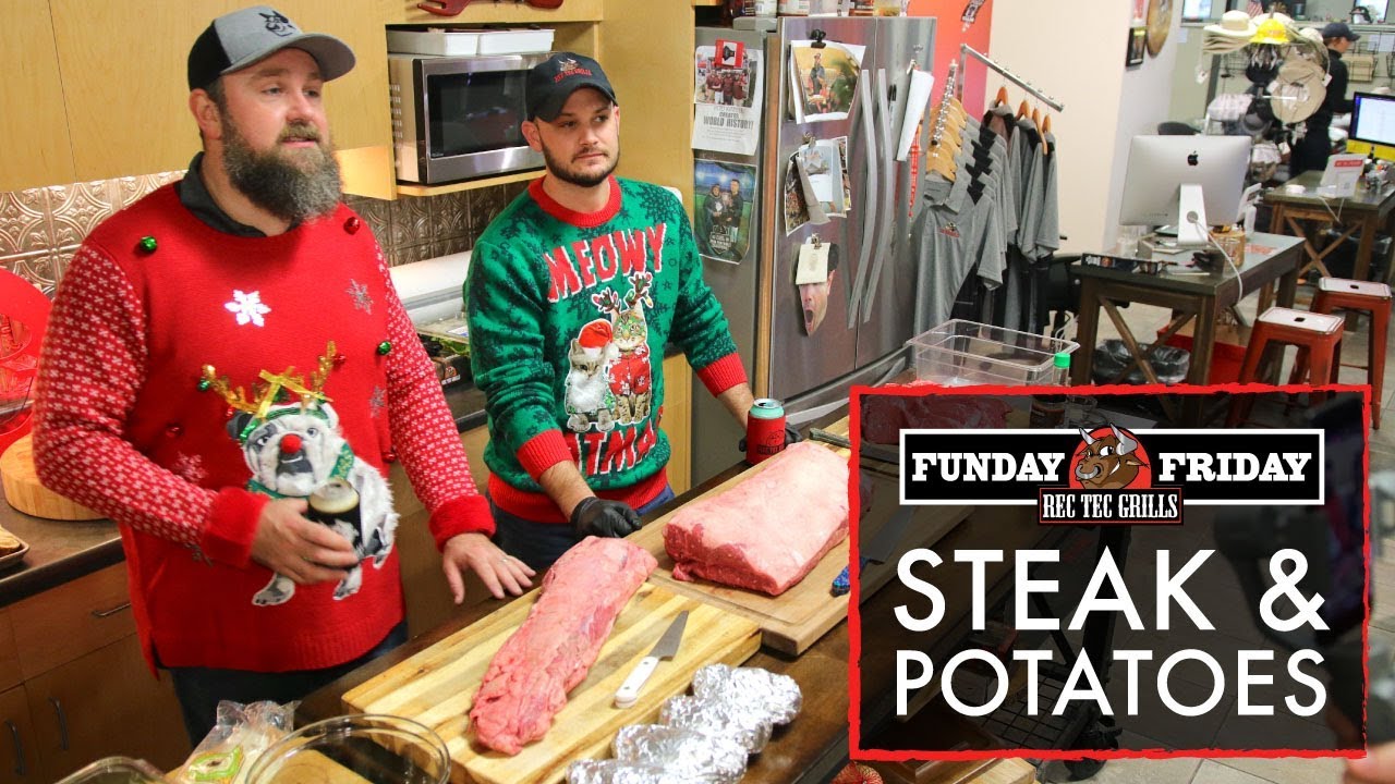 Funday Friday Week 74 • How to Sear Steak & Potatoes | REC TEC Grills