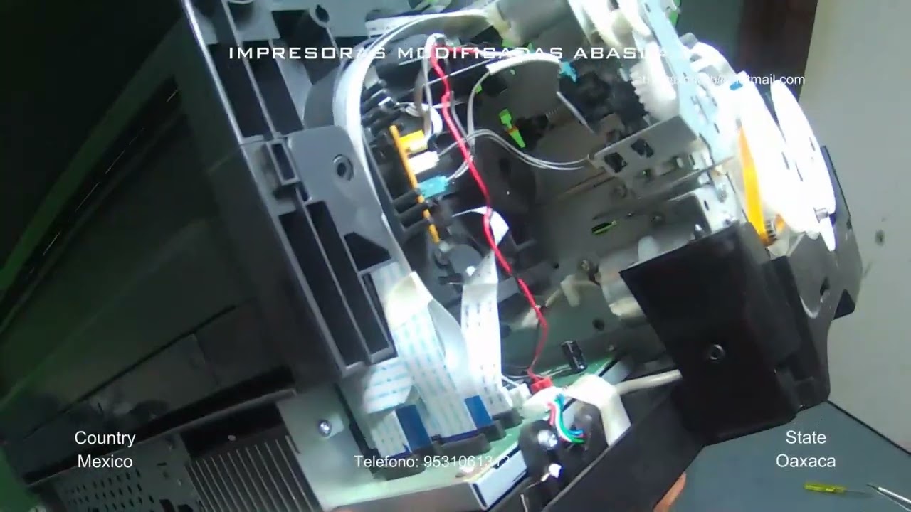 EPSON STYLUS PHOTO 1400 CAMBIO DE CABLES FLEX