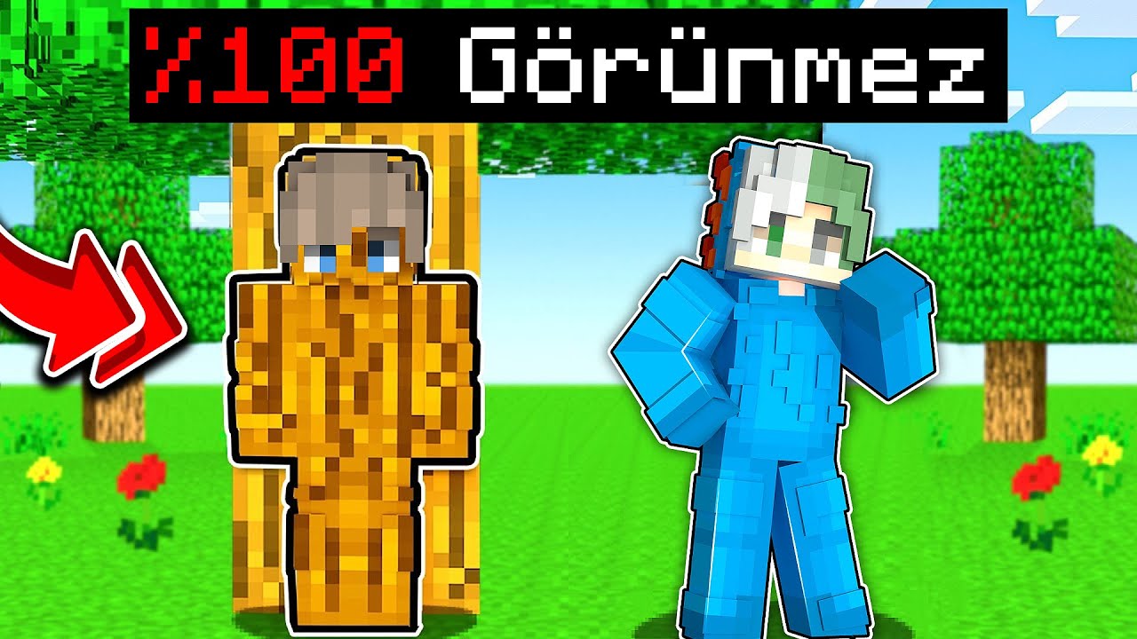 SAKLAMBA&Ccedil;TA ARKADAŞIMI HİLE YAPARAK TROLLEDİM - Minecraft