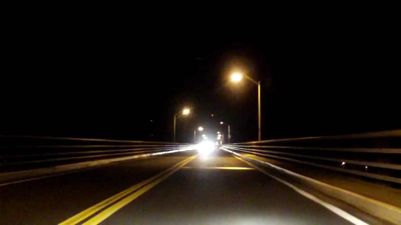 Robert Moses Causeway southbound (Night)