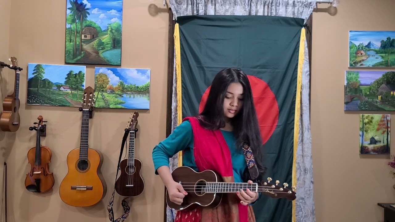 Amar Sonar Bangla/ National anthem Bangladesh/Samaira/Ukelele