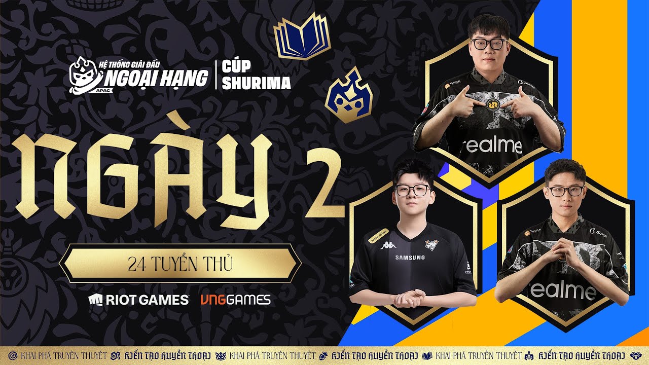 🔴 NGÀY 2 – GIẢI ĐẤU NGOẠI HẠNG: CÚP SHURIMA | RRQ YBY1, RRQ ASTA1, VP MILO | ĐTCL MÙA 16