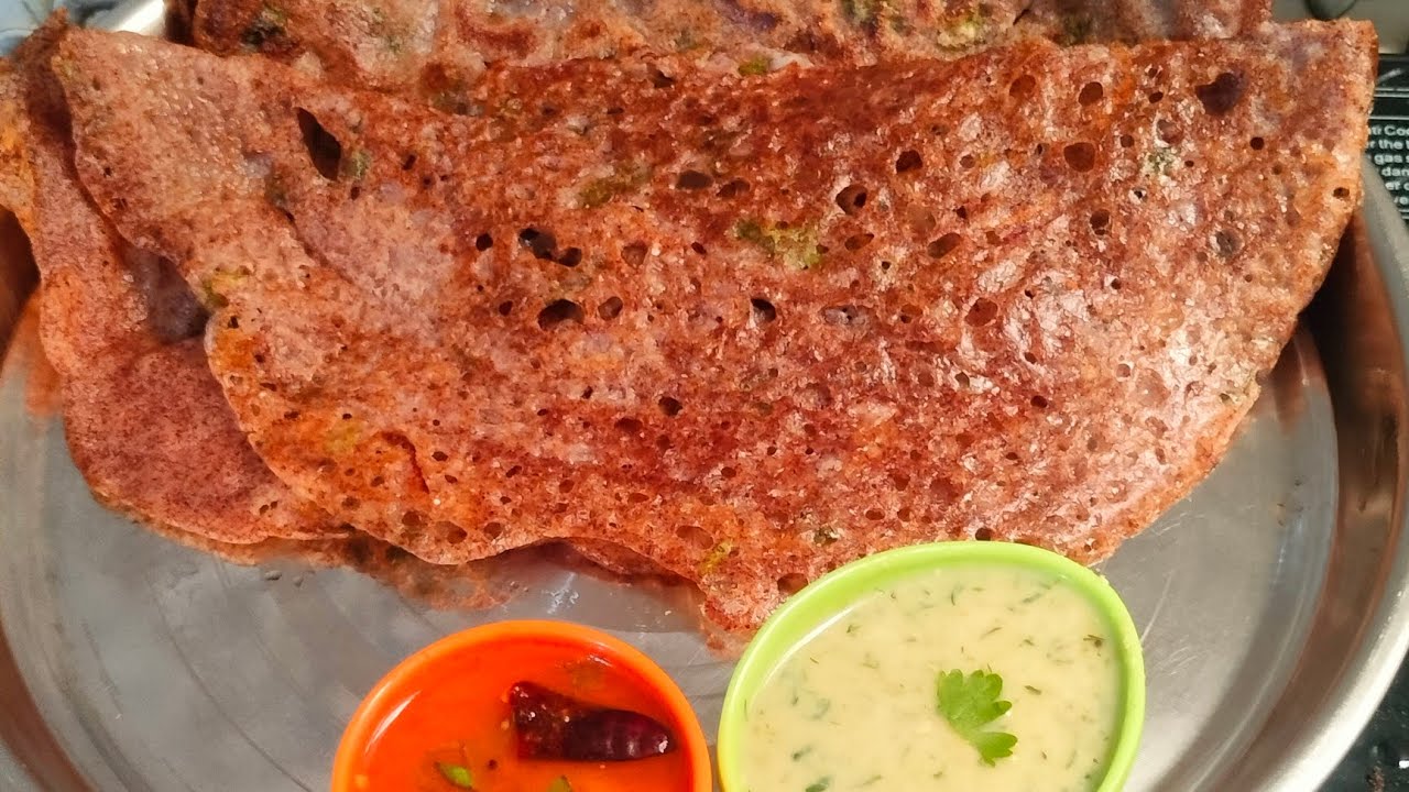 RAGI DOSA😋 Instant ragi dosa recipe 