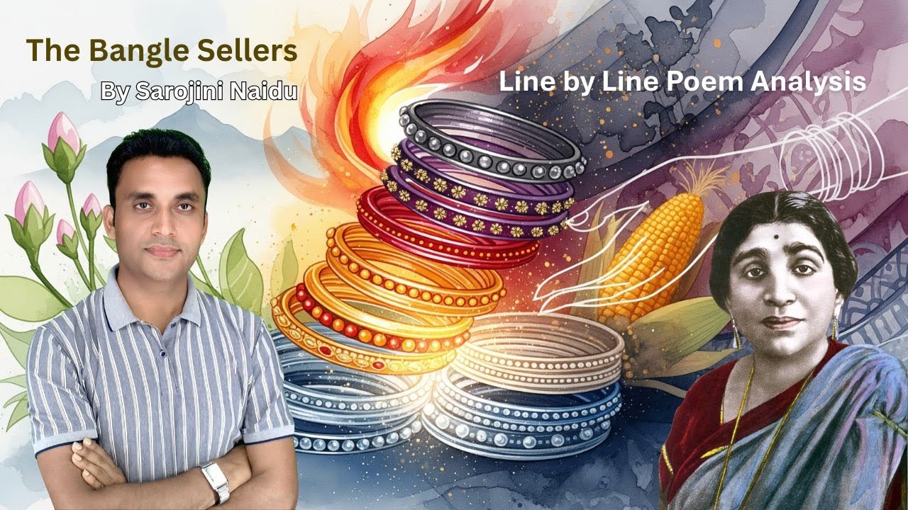 The Bangle Sellers by Sarojini Naidu | Line by Line Analysis | WBCHSE Class 11 English-B Semester-I